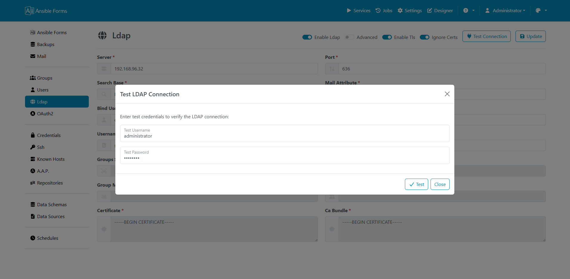 LDAP Test