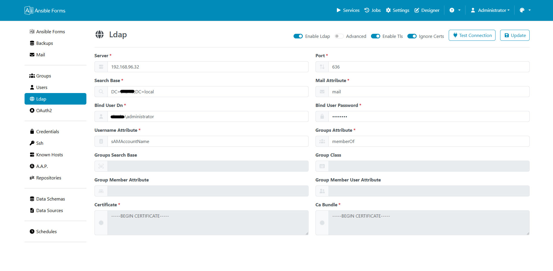 LDAP Configuration